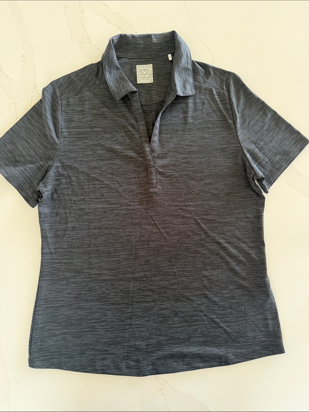 Callaway Women's Dark Heather Gray Golf Polo
